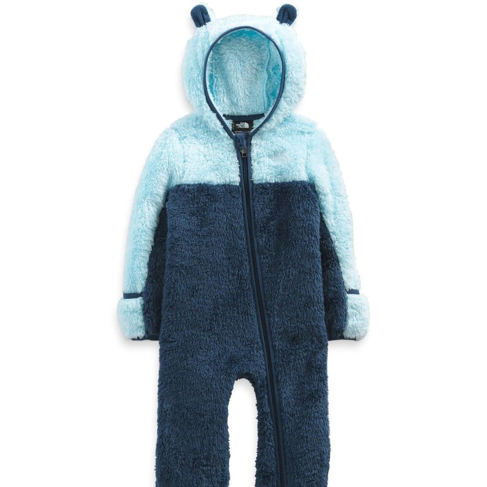 The North Face Baby Boys Girls Bear Hooded Coverall One-Piece - Picture 1 of 7